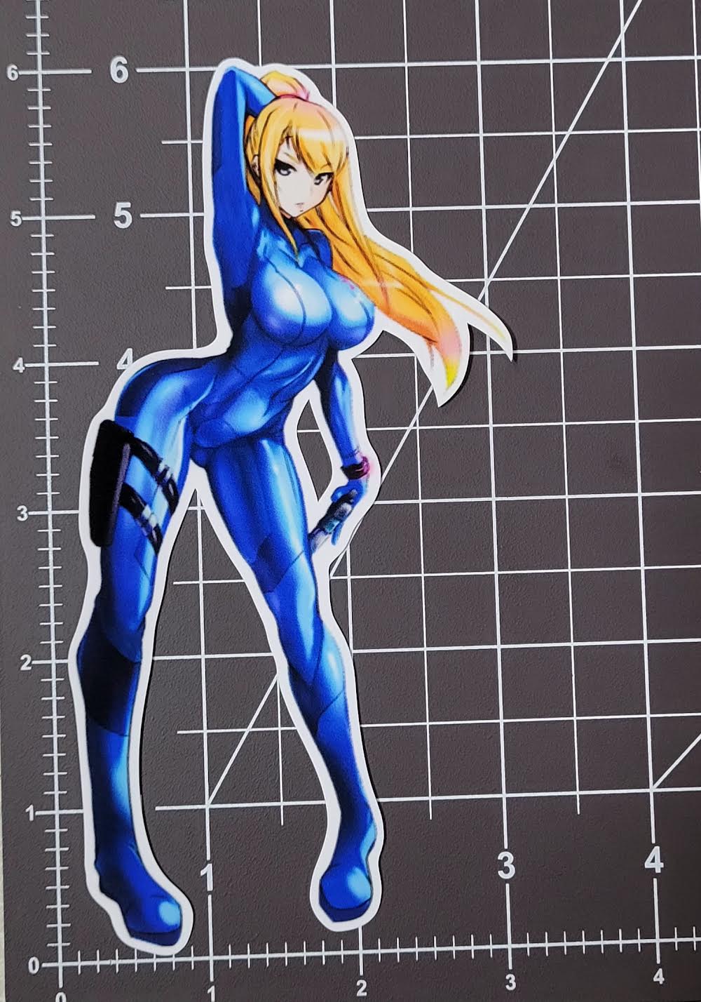 Metroid Samus V1 Sticker 6"