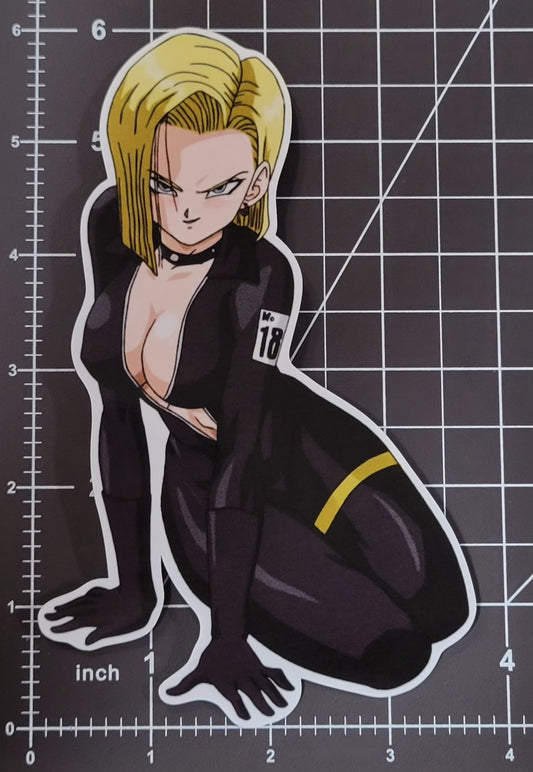 Dragon Ball Android 18 Sticker V1 6"