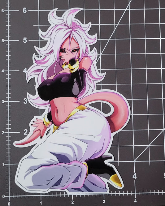 Dragon Ball Android 21 Majin V1 Sticker 6"